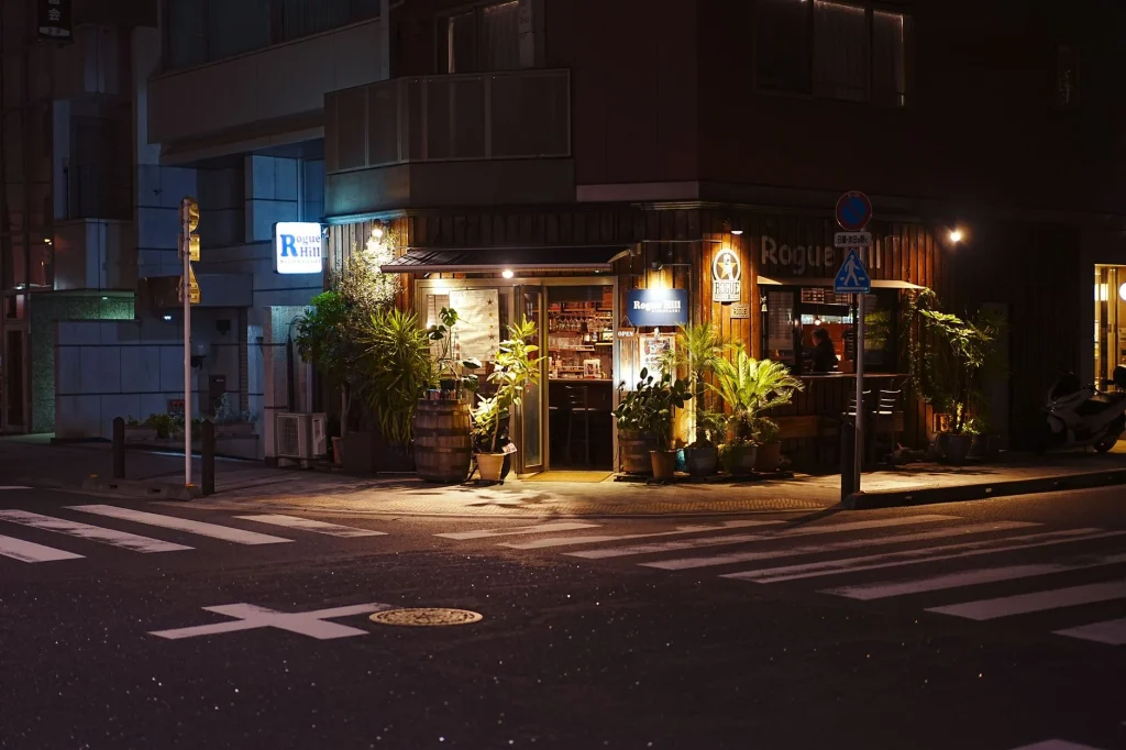 Barrio residencial tranquilo en Tokio
