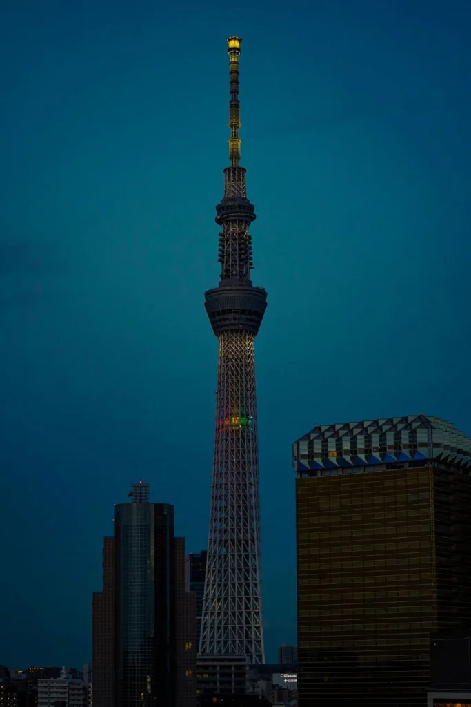 Tokyo Skytree destacando en el skyline